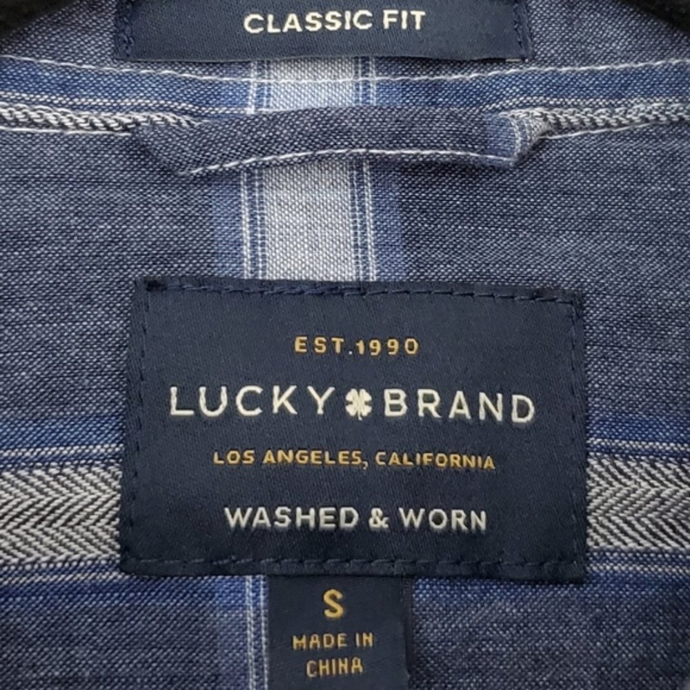 Lucky Brand Washed & Worn Classic Fit Button Down - Picture 4 of 5